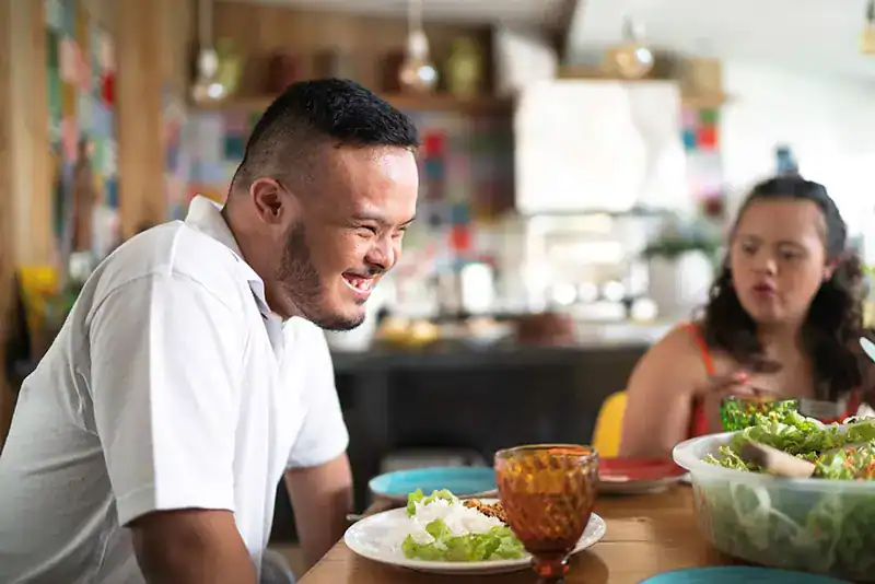Empowering Weight Loss: A Comprehensive Guide for Individuals with Disabilities 2 Image of a disabled man and balance around nutrition to aid weight loss Ruislip